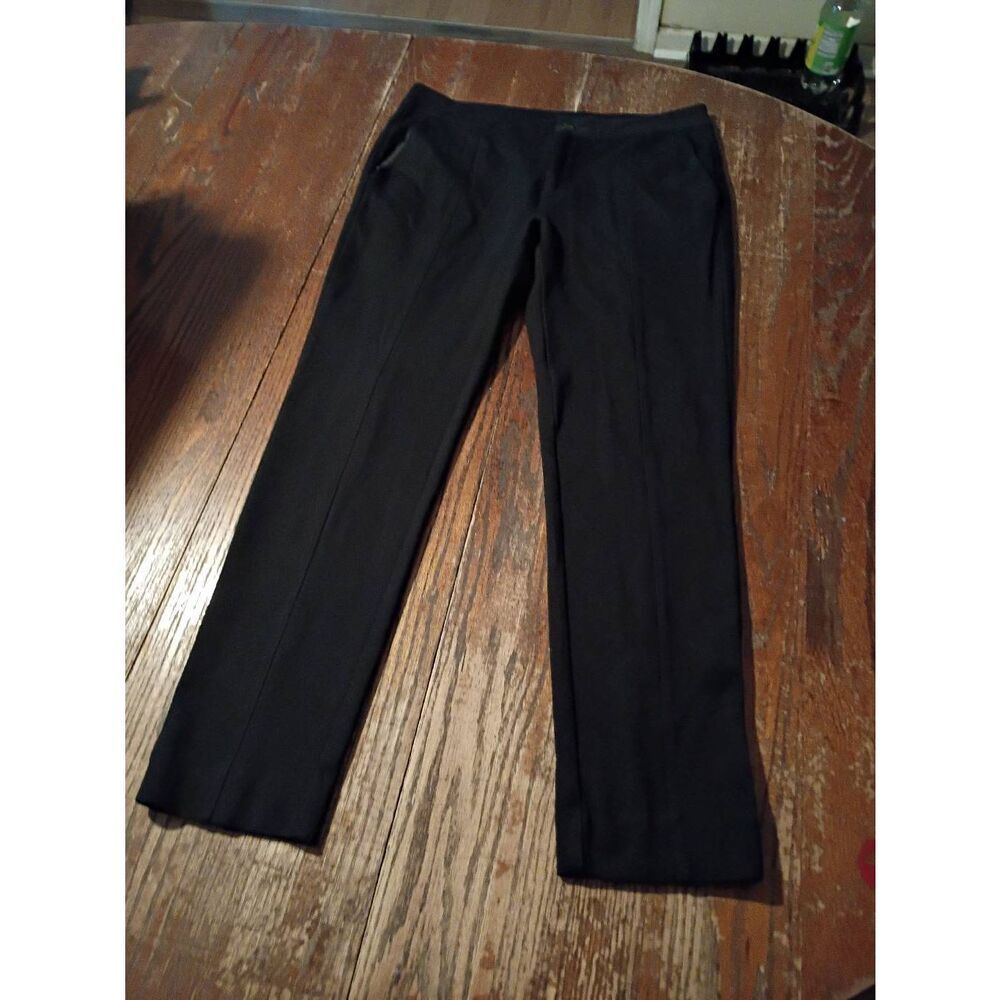 Size 6 CAbi Black Casual Pants Trousers with Pockets Style 3107